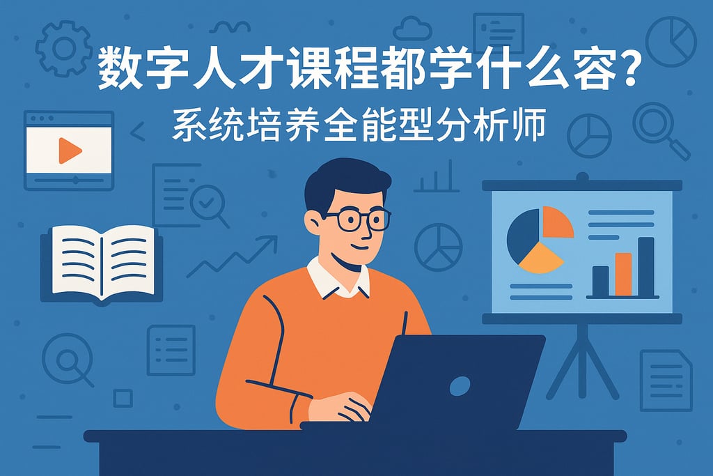 数字人才课程都学什么内容？系统培养全能型分析师