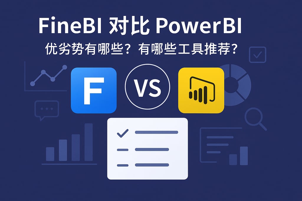 FineBI对比PowerBI的优劣势有哪些？有哪些工具推荐？