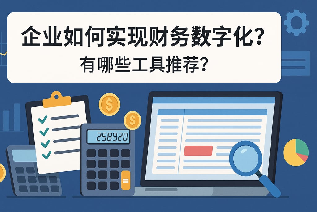 企业如何实现财务数字化？有哪些工具推荐？