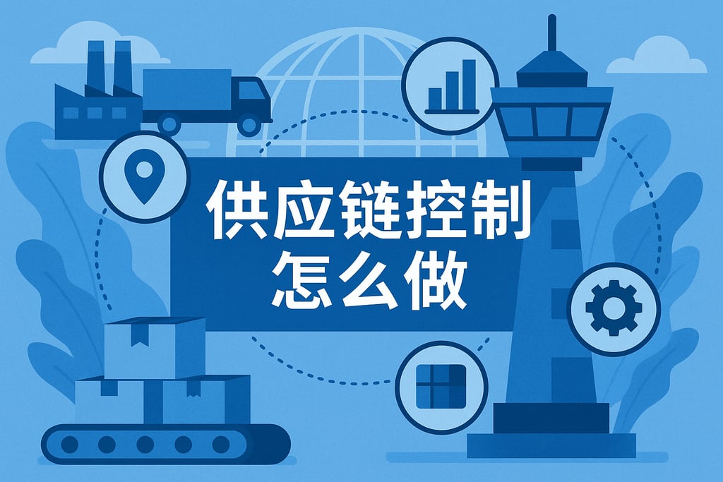 供应链控制塔怎么做