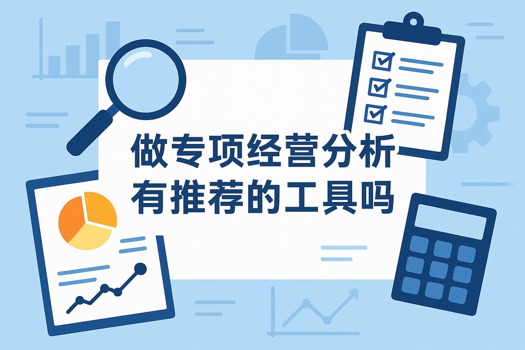 做专项经营分析有推荐的工具吗