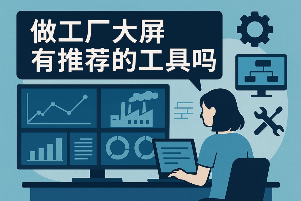 做工厂大屏有推荐的工具吗