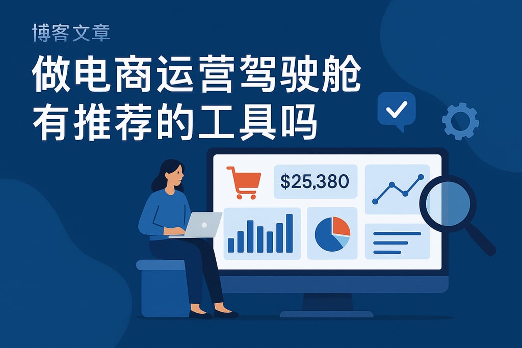 做电商运营驾驶舱有推荐的工具吗