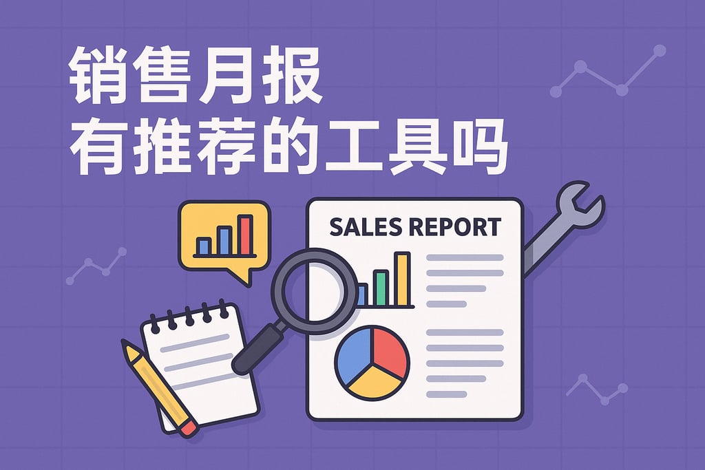 做销售月报有推荐的工具吗