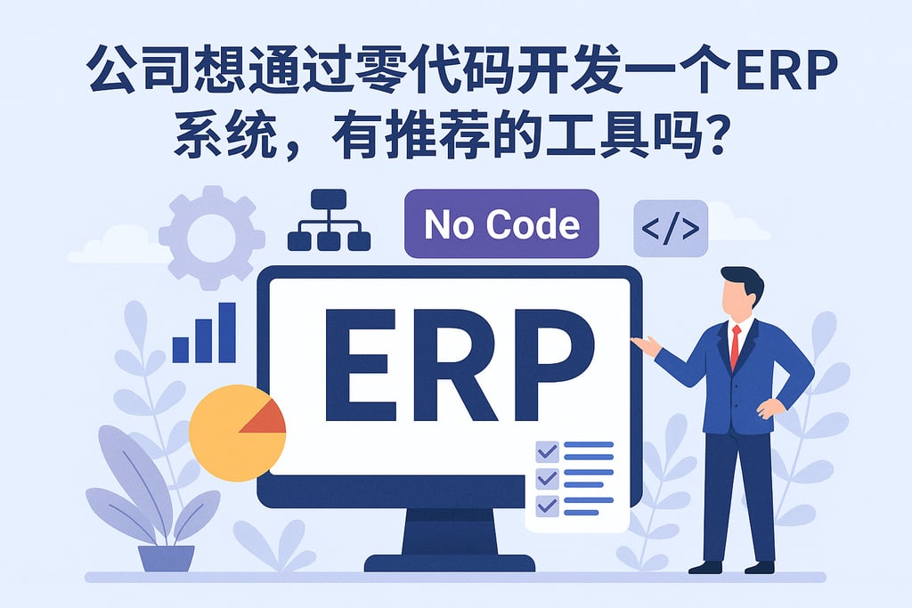 公司想通过零代码开发一个ERP系统，有推荐的工具吗？