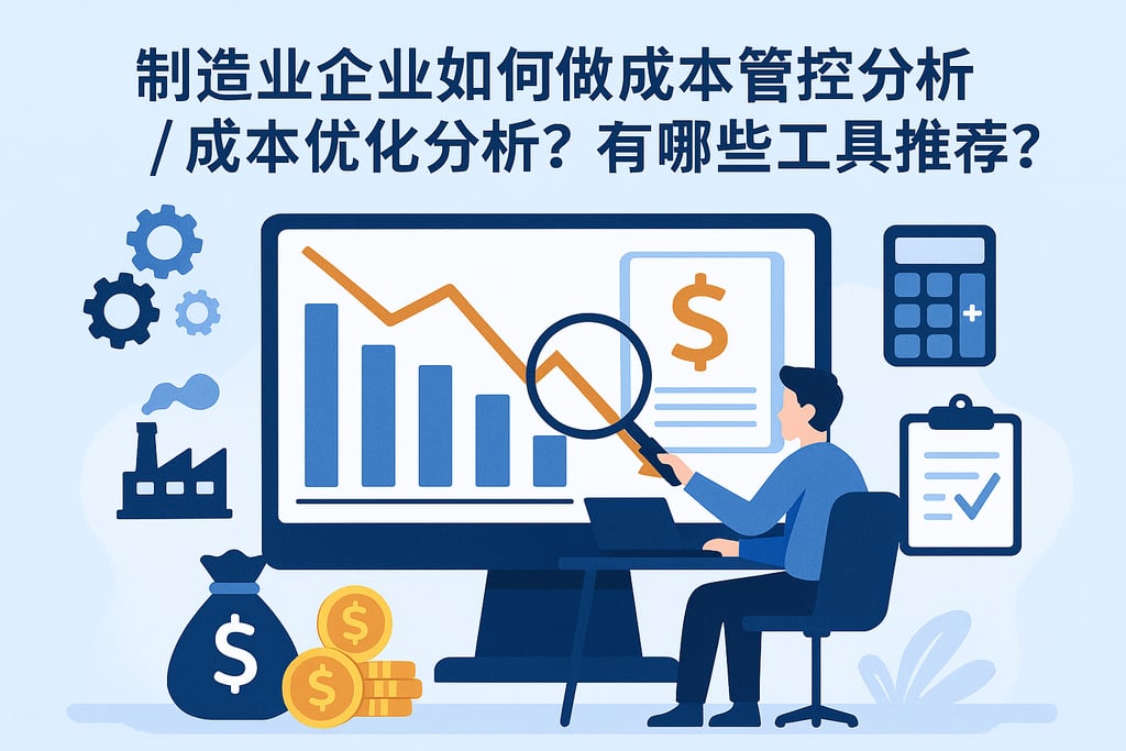 制造业企业如何做成本管控分析/成本优化分析？有哪些工具推荐？