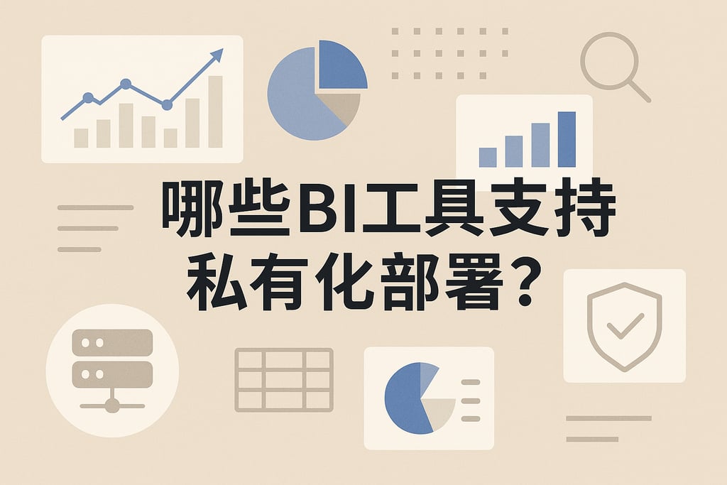 哪些BI工具支持私有化部署？