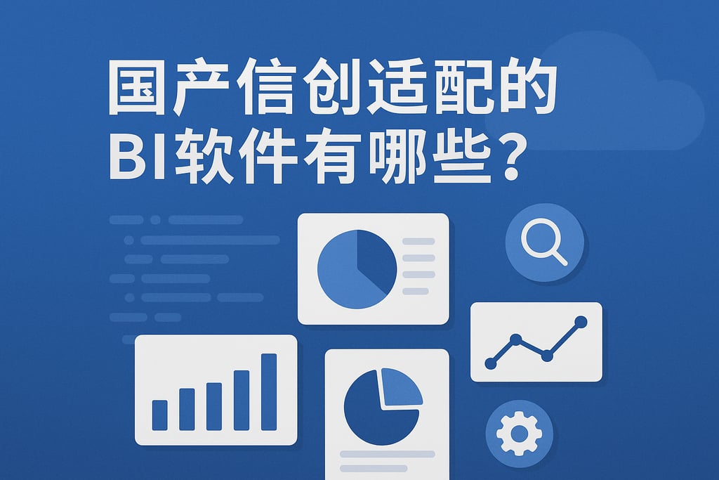 国产信创适配的BI软件有哪些？