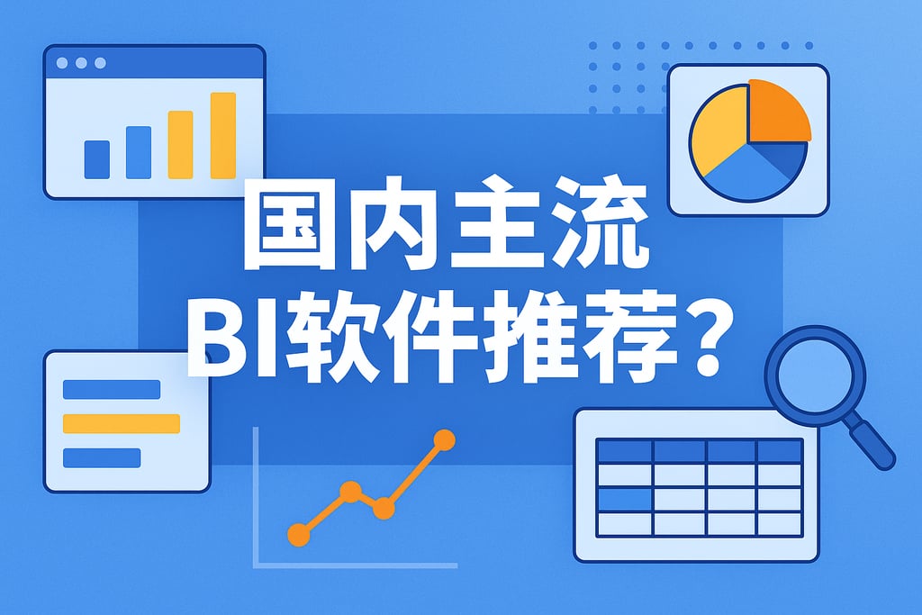 国内主流BI软件推荐？
