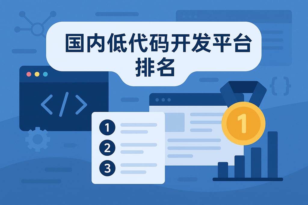 国内低代码开发平台排名