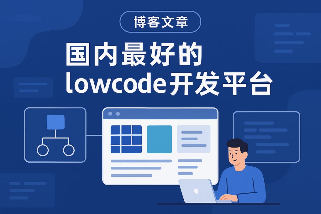 国内最好的lowcode开发平台