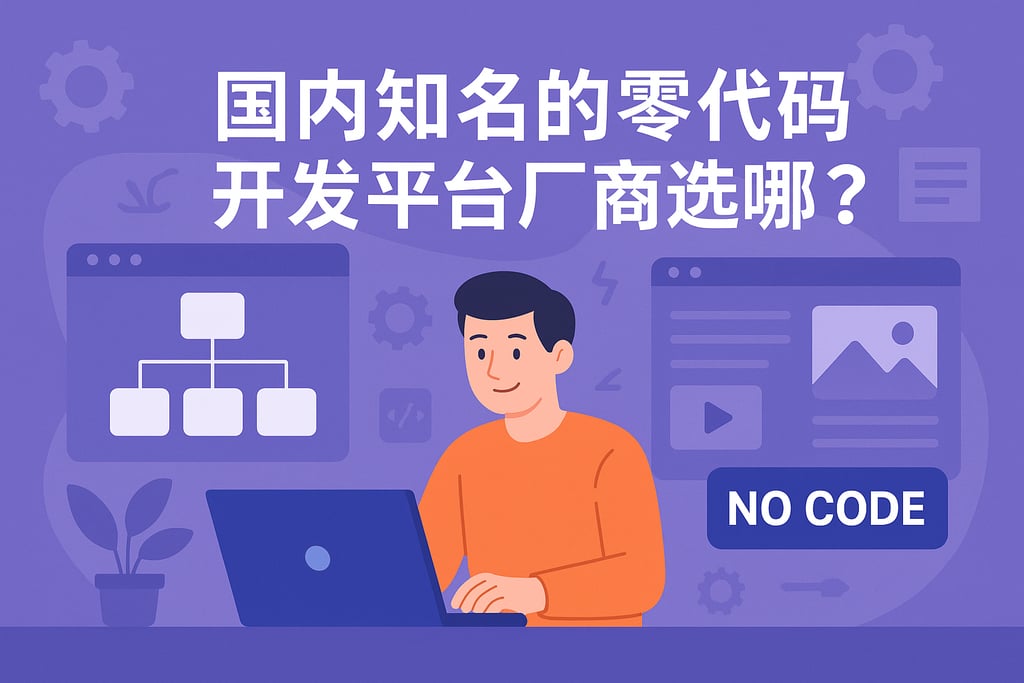 国内知名的零代码开发平台厂商选哪个？