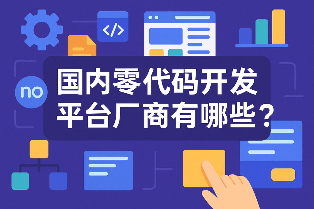 国内零代码开发平台厂商有哪些？