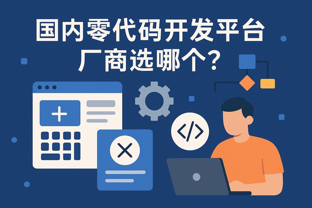 国内零代码开发平台厂商选哪个？