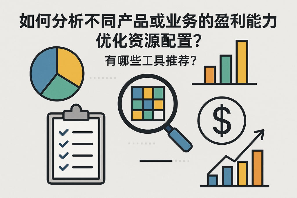 如何分析不同产品或业务的盈利能力，优化资源配置？有哪些工具推荐？