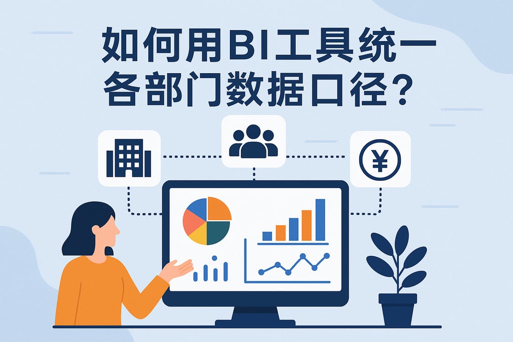 如何用BI工具统一各部门数据口径？