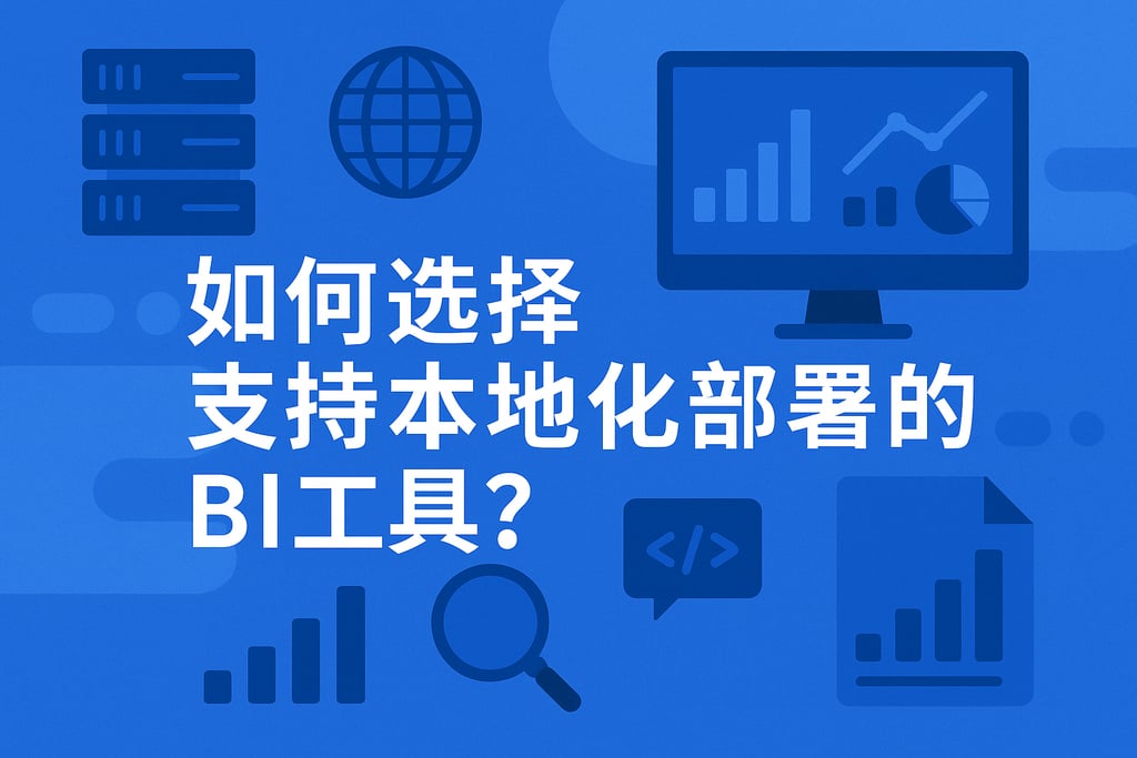 如何选择支持本地化部署的BI工具？