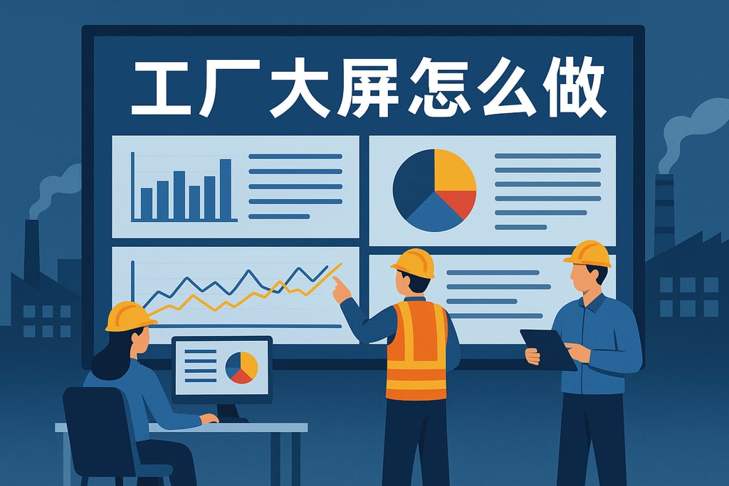 工厂大屏怎么做