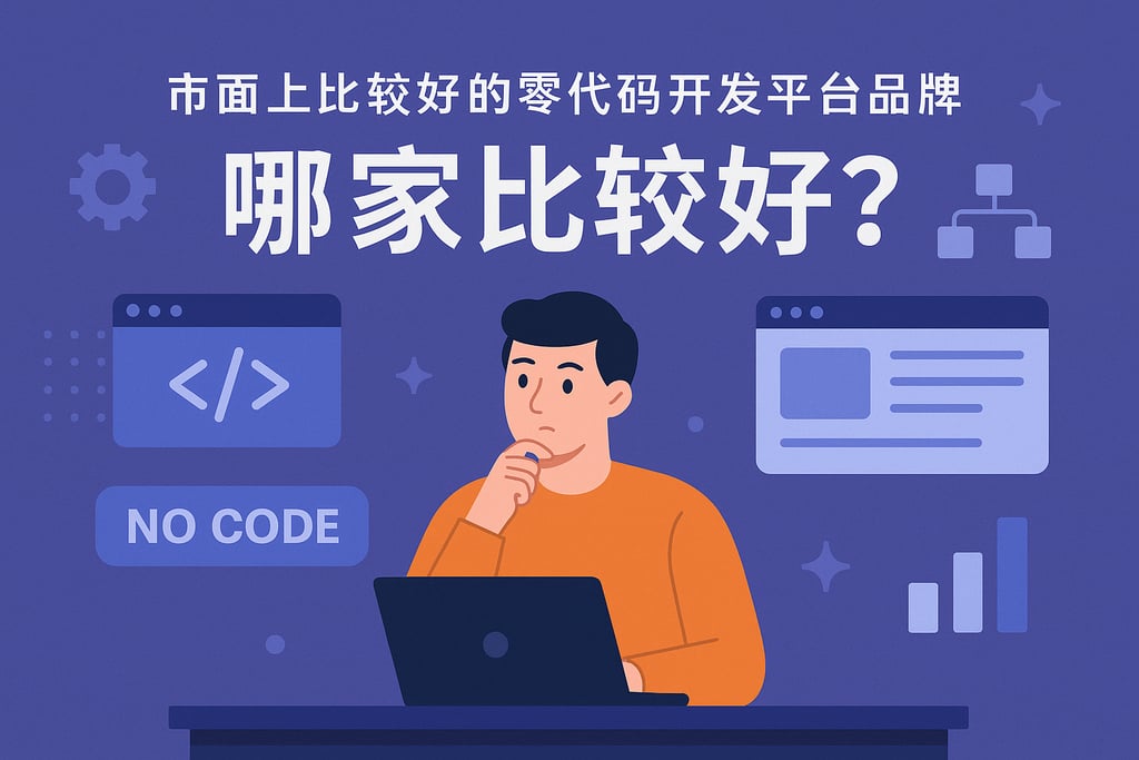 市面上比较好的零代码开发平台品牌哪家好？