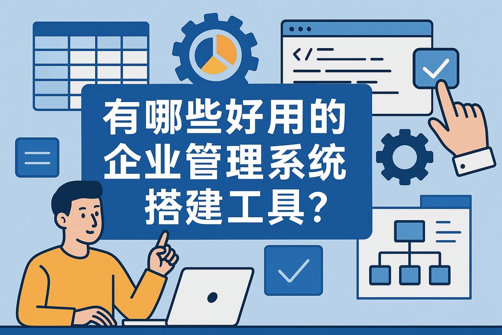有哪些好用的企业管理系统搭建工具？