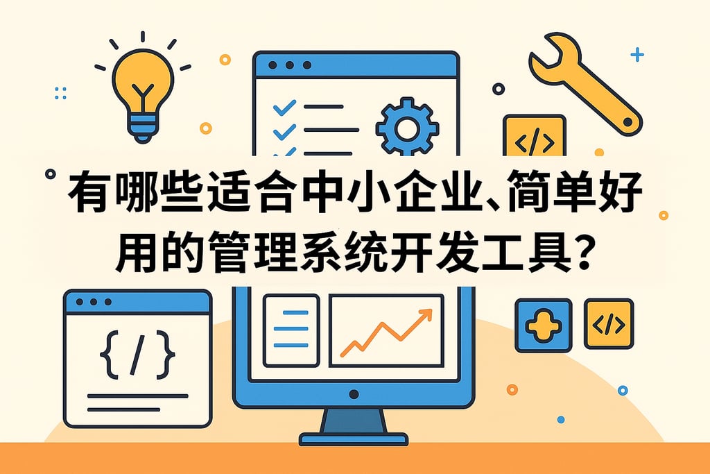有哪些适合中小企业，简单好用的管理系统开发工具？