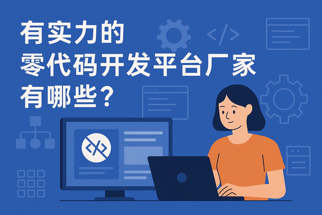 有实力的零代码开发平台厂家有哪些？
