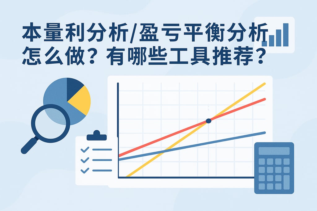 本量利分析/盈亏平衡分析怎么做？有哪些工具推荐？
