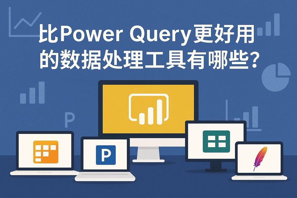 比PowerQuery更好用的数据处理工具有哪些？/类似于PowerQuery的数据处理工具有哪些？