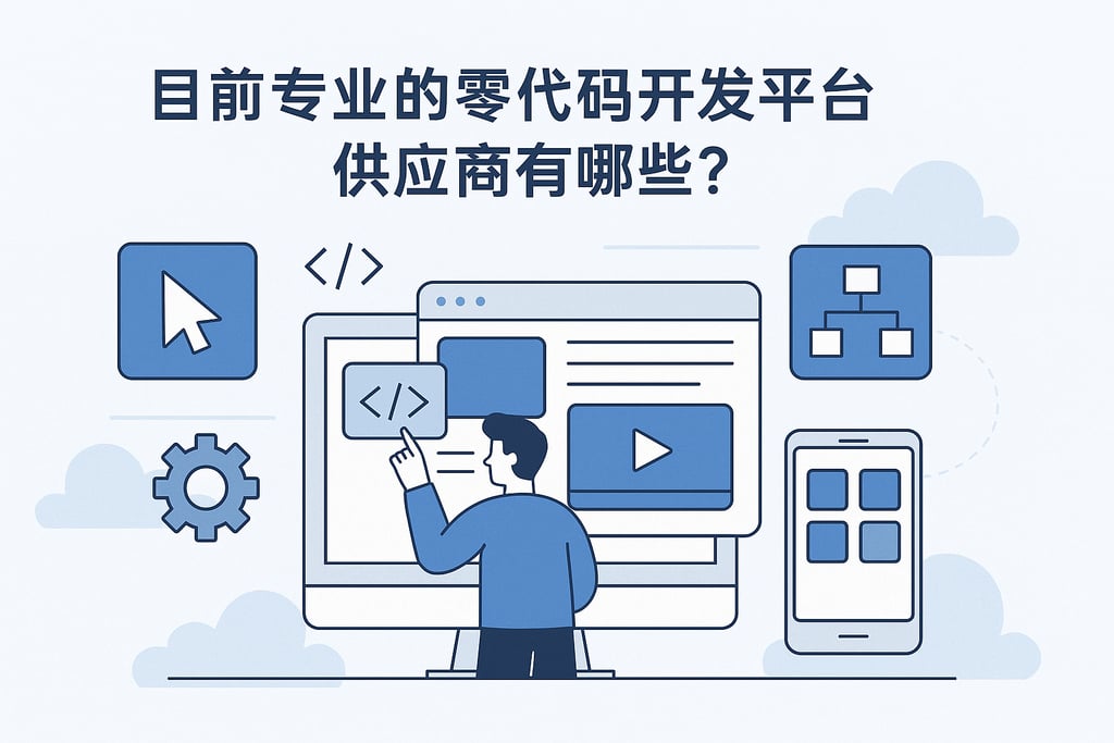 目前专业的零代码开发平台供应商有哪些？