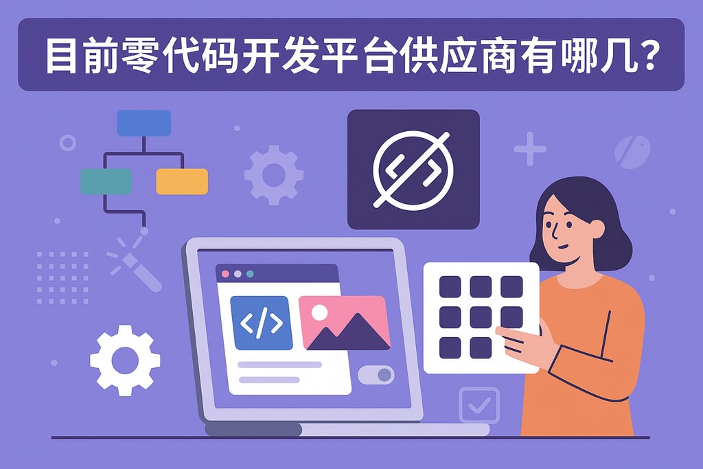 目前零代码开发平台供应商有哪几种？