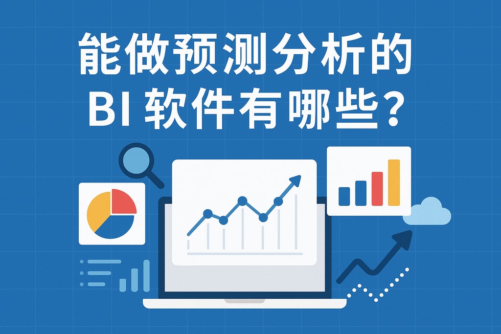 能做预测分析的BI软件有哪些？