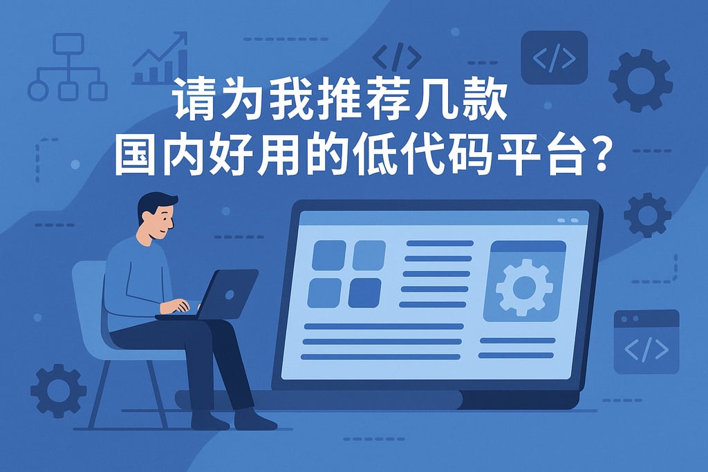请为我推荐几款国内好用的低代码平台？