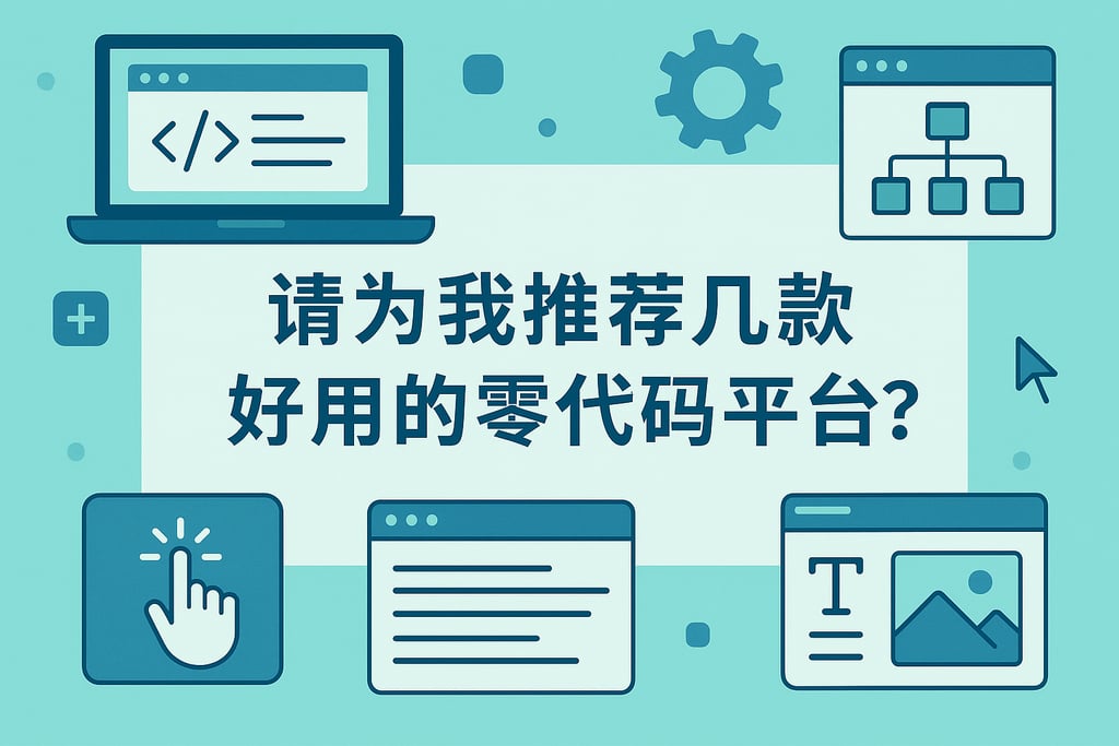 请为我推荐几款好用的零代码平台？