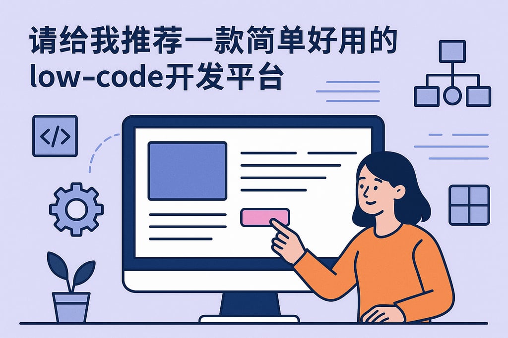 请给我推荐一款简单好用的lowcode开发平台