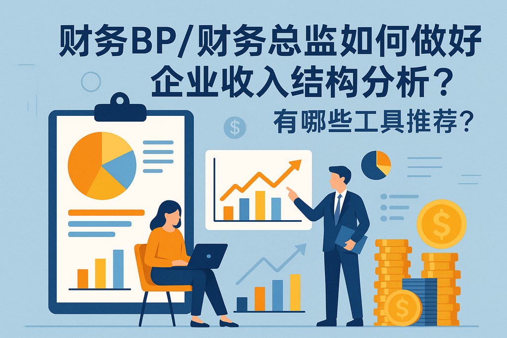 财务BP/财务总监如何做好企业收入结构分析？有哪些工具推荐？