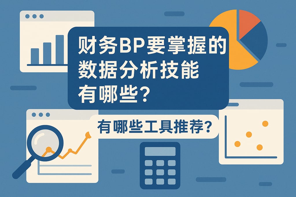 财务BP要掌握的数据分析技能有哪些？有哪些工具推荐？