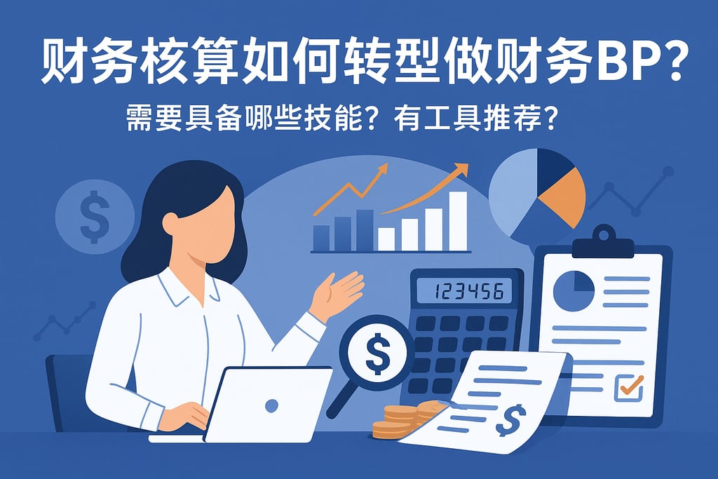 财务核算转型财务BP，需要具备哪些技能？/财务核算如何转型做财务BP？有哪些工具推荐？