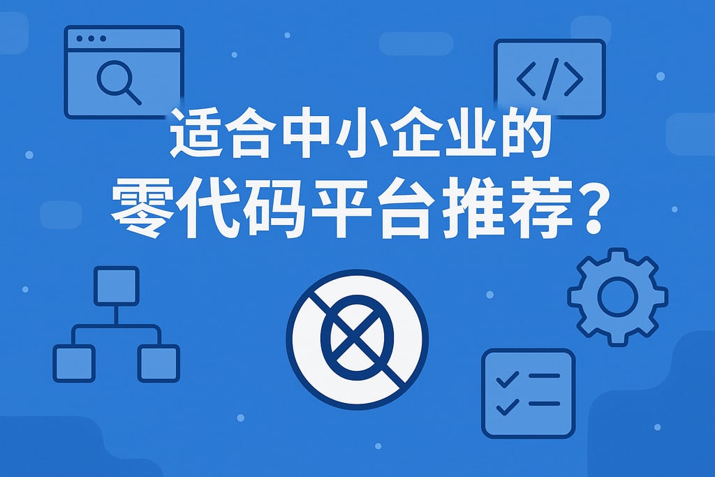 适合中小企业的零代码平台推荐？