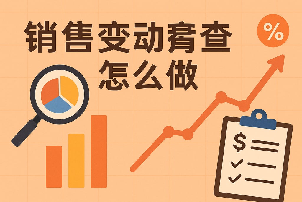 销售变动趋势怎么做