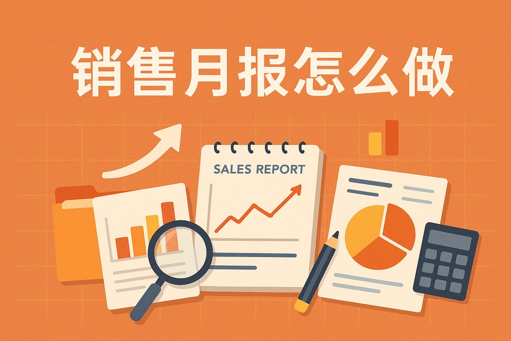 销售月报怎么做