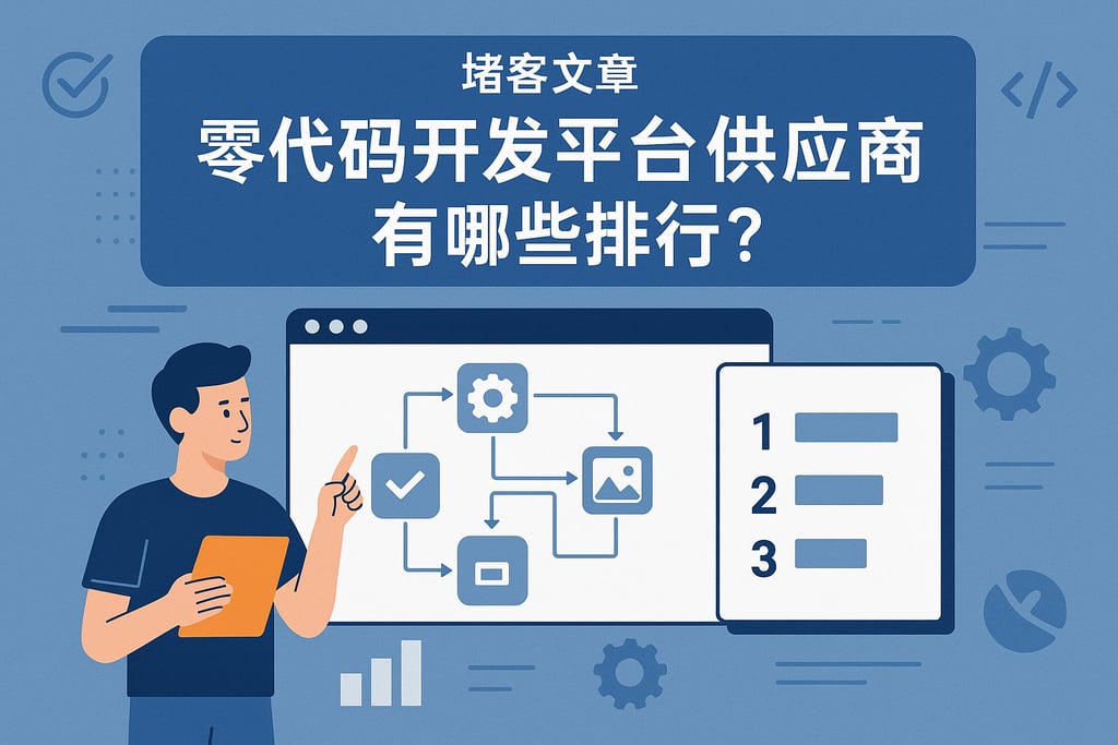 零代码开发平台供应商有哪些排行？
