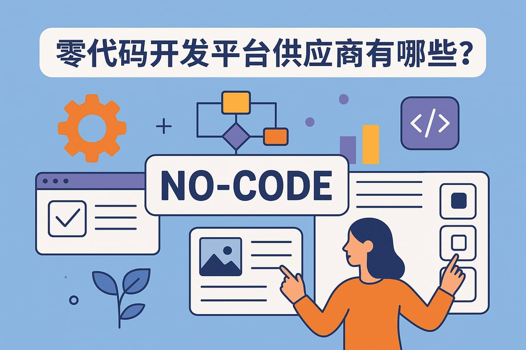零代码开发平台供应商有哪些？