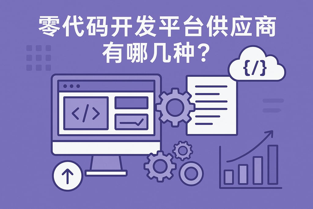 零代码开发平台供应商有哪几种？