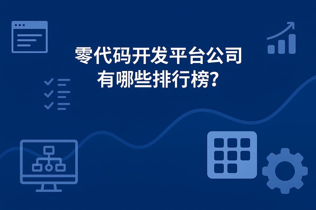 零代码开发平台公司有哪些排行榜？