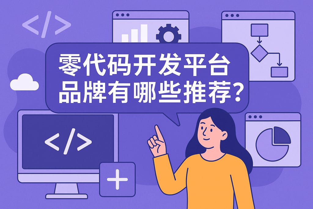零代码开发平台品牌有哪些推荐？