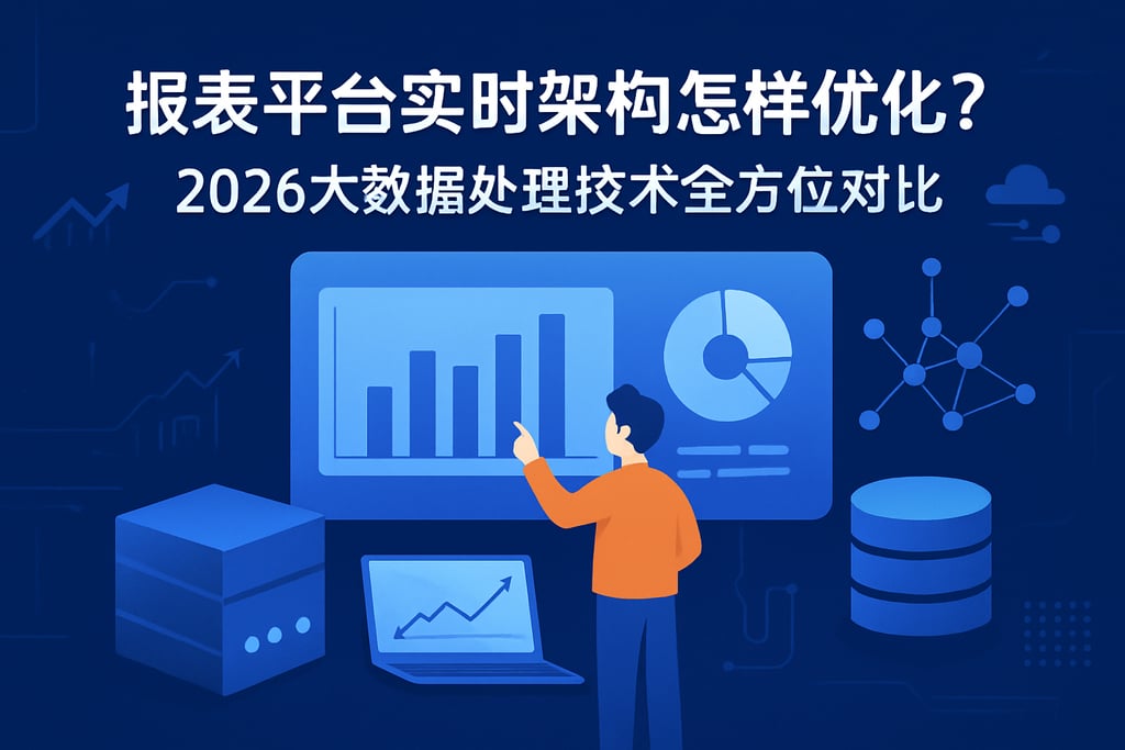 报表平台实时架构怎样优化？2026大数据处理技术全方位对比 | 帆软数字化转型知识库
