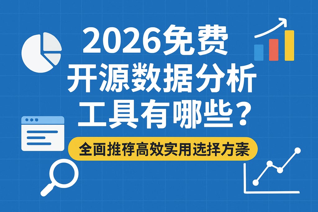 2026免费开源数据分析工具有哪些？全面推荐高效实用选择方案