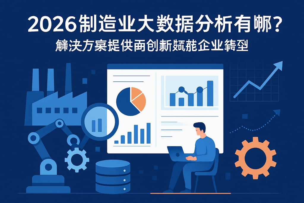2026制造业大数据分析有哪些难题？解决方案提供商创新赋能企业转型