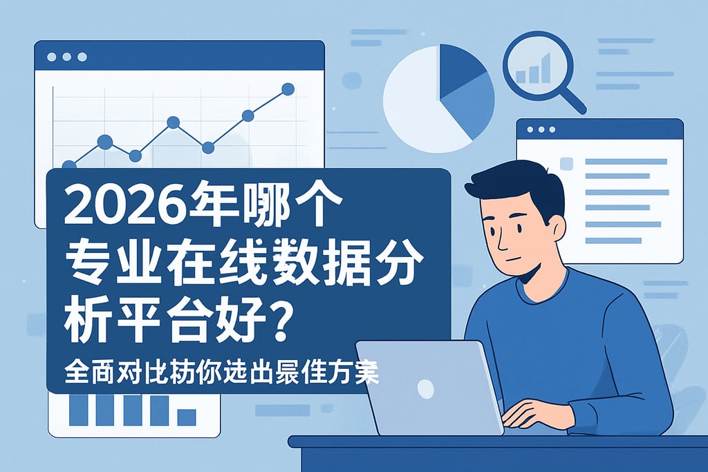 2026哪个专业在线数据分析平台好？全面对比助你选出最佳方案