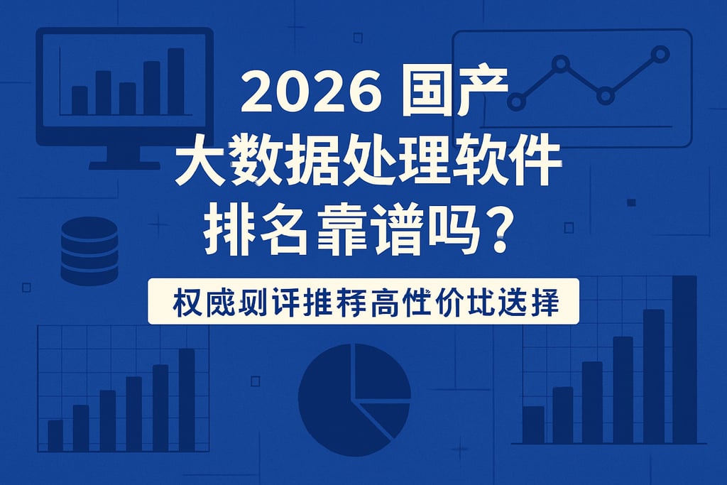 2026国产大数据处理软件排名靠谱吗？权威测评推荐高性价比选择